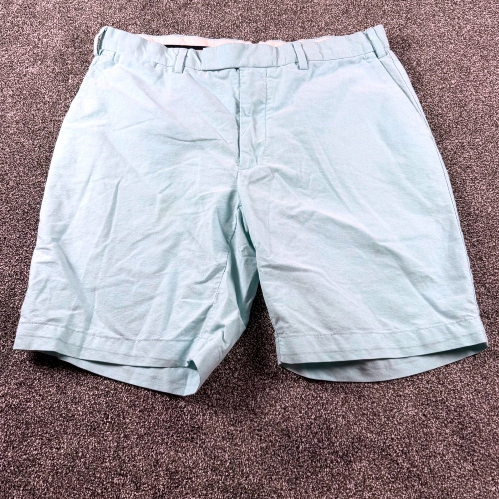 Polo Ralph Lauren Shorts Men's 36x9 Mint Green Oxford Cotton Chino Classic Fit